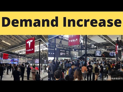 Foot Traffic Before and After Tesla MIC Mode 3 Price Cut at Beijing Show