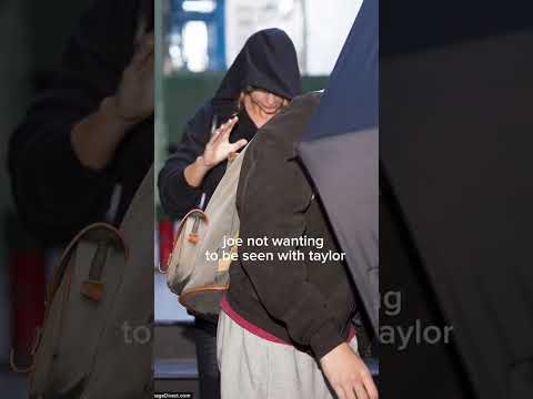 Joe Alwyn not wanting to be seen with Taylor Swift Vs Travis Kelce being so proud of Taylor #shorts