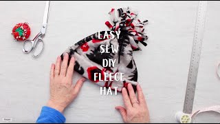 Easy Sew DIY Fleece Hat | Welcome to Nana's