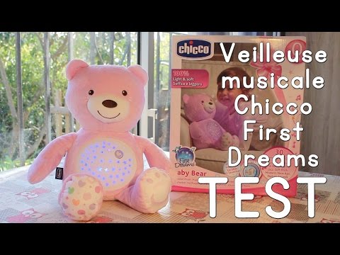 TEST - Veilleuse Musicale Chicco Ourson Baby Bear First Dreams