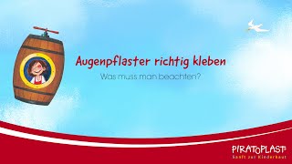 Augenpflaster richtig kleben
