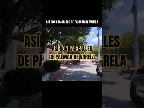 ASÍ SON LAS CALLES DE #PALMARDEVARELA #VIAJEENMOTO #BARRANQUILLA #viral