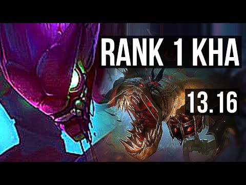 KHA'ZIX vs FIDDLESTICKS (JNG) | Rank 1 Kha, Rank 5, Legendary, 12/4/10 | TR Challenger | 13.16