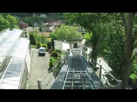 Standseilbahn 3000.01 Bern neue Marzilibahn 2015 Talfahrt - Funicular