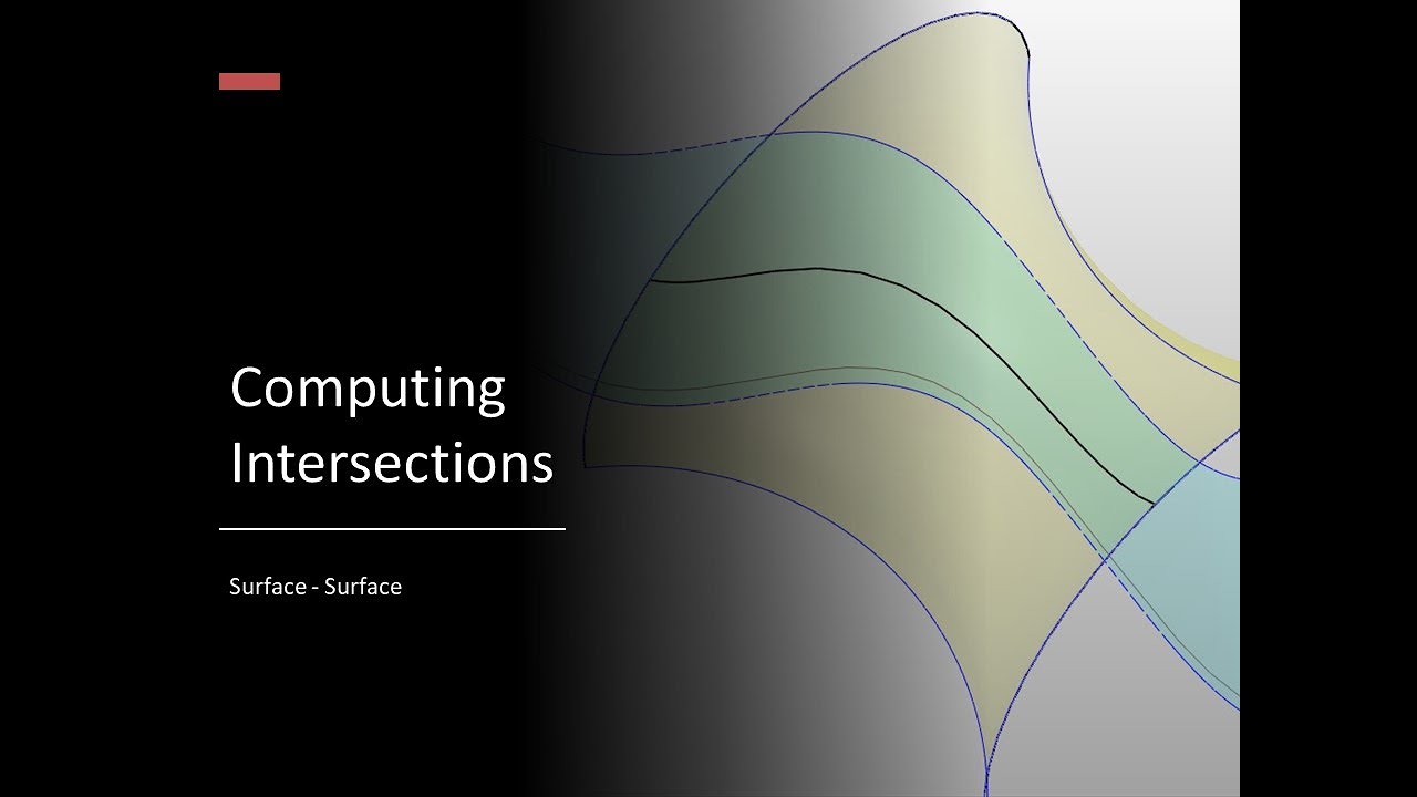 Surface-Surface Intersections (SSi)