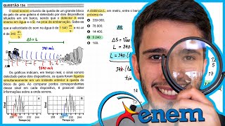 ENEM 2022 - O sinal sonoro oriundo da queda de um grande bloco de gelo de uma geleira é detectado po