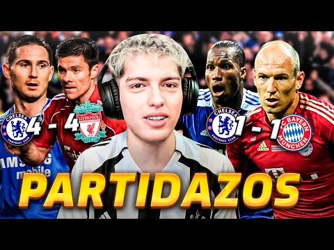 LOS MEJORES PARTIDOS DE LA UEFA CHAMPIONS LEAGUE (TOP 10) - IMPRESIONANTE!