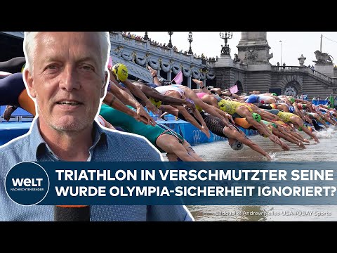 OLYMPISCHE SPIELE 2024: Olympia-Triathlon in Paris trotz verschmutzter Seine gestartet