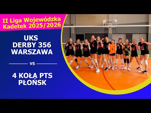 UKS DERBY 356 WARSZAWA - 4 KOŁA PTS PŁOŃSK #volleyball
