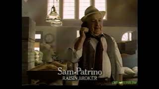 Kellogg's Raisin Bran 1988 Commercial | 2 Bigger Scoops | Sam Patrino (Raisin Broker)