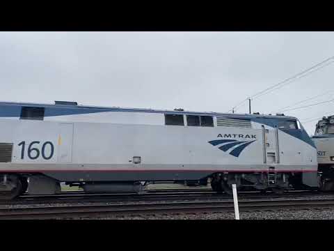 Amtrak 48 with the Downeaster Heritage at Lake Avenue