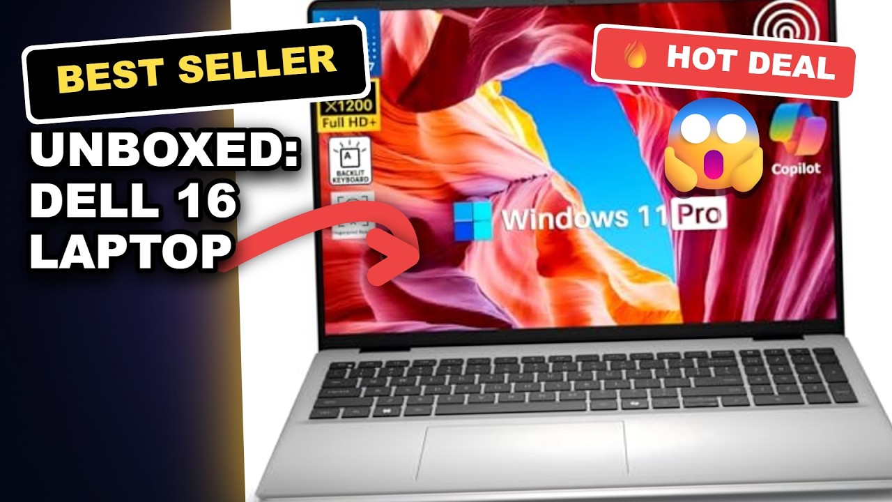 Unboxed: Dell 16 Laptop DC16251 Review - 16:10 Touchscreen, Intel 10-Core, 32GB DDR5 review video