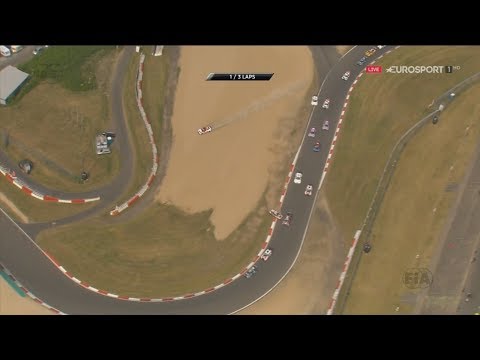 WTCR 2018. Race 2 Nürburgring Nordschleife. Start Crashes