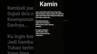 Download lagu lirik lagu Kamin versi halal mp3 Download lagu lirik lagu Kamin versi halal mp3