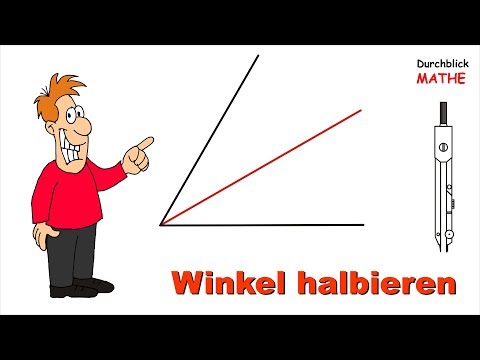 Winkel mit dem Zirkel halbieren