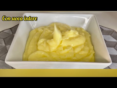 custard ready in 2 minutes, very fast with whole eggs.