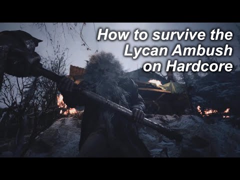Resident Evil Village: How to Survive the Intro Lycan Attack (Hardcore)