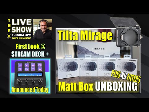 Tilta Mirage Matt Box & Vaxis Filters Plus Stream Deck+ Announced Today!