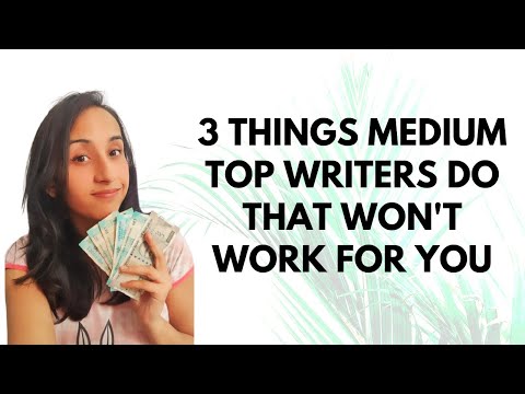 3 Things Medium Top Writers Do That Won't Work For You (And what you can do instead)