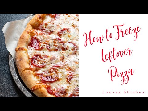 How to Freeze Leftover Pizza