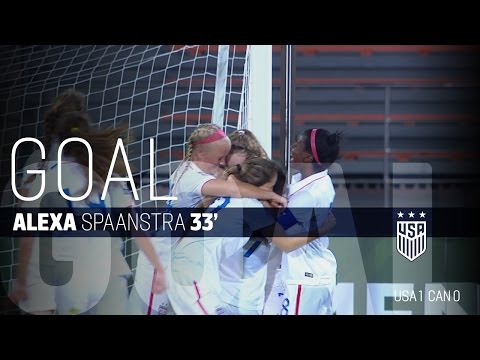 U-17 WNT vs. Canada: Alexa Spaanstra Goal - March 11, 2016