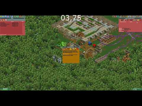 OpenRCT2 speedrun - Sherwood Forest in 10.42 seconds