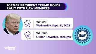 Trump to join UAW, Meta to unveil headset, CNN Max: What to watch Sept