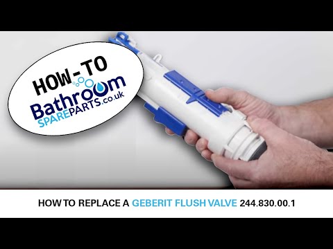 How To Change a Geberit Flush Valve 244.830.00.1