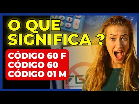Qual o significado do código 60 F - Código 60 - Código 01 M - no aplicativo FGTS 2024 ?