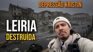 Tempestade histórica em Portugal: Leiria ficou irreconhecível. 