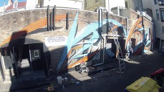 Someones been doing something in our back lane