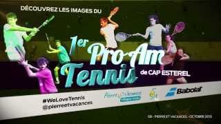 preview picture of video 'Week End Pro Am Tennis Cap Esterel Pierre & Vacances'