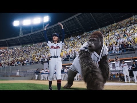 '미스터 고'(Mr. Go) 메인예고편- 야구천재 고릴라 링링 & 서교(徐嬌 Xu Jiao)