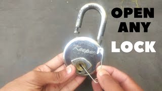 How To Open Any Lock Without Key #shorts
