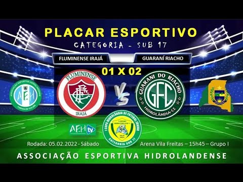 FLUMINENSE 1 X 2 GUARANI DO RIACHO - COPINHA SUB 17