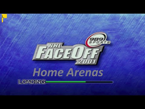 NHL FaceOff 2001 | Sports Game Arenas and All Team Intros 🏟 🏒