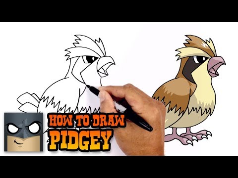 How to Draw Pokemon | Pidgey | Step by Step