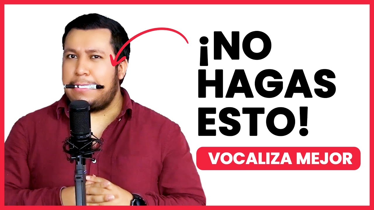 ✅ Cómo PRONUNCIAR MEJOR las palabras / 🔴 Ejercicios de DICCIÓN y VOCALIZACIÓN para hablar bien