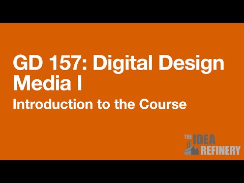 Introduction to GD157 Digital Design Media I