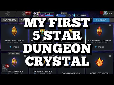 My First 5 Star Dungeon Crystal | Marvel Contest Of Champions