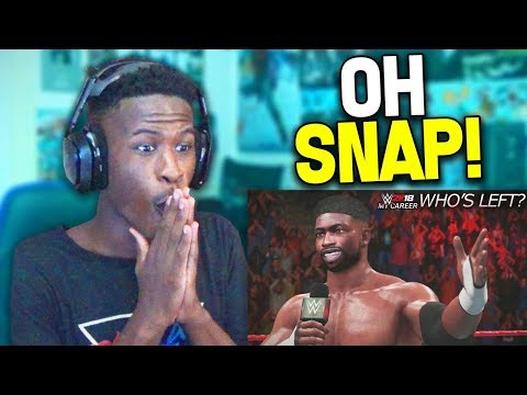 REACTING TO MY FAVORITE EPISODE OF WWE 2K18 My Career Mode!!