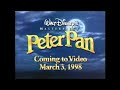 Peter Pan 1998 VHS Trailer 2