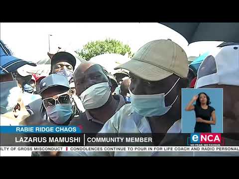 Rabie Ridge Chaos | Stand off between community and land owner