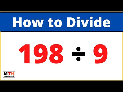 198 divided by 9 (198÷9) | Value of 198/9 | Long Division