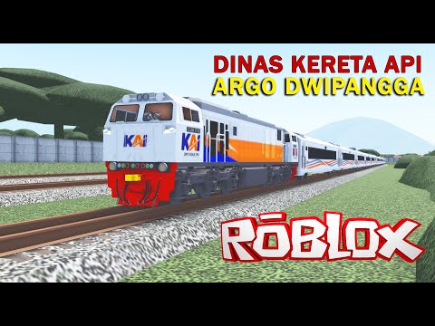 Seru !!! Dinas Kereta Argo Dwipangga RO-SCALE | Roblox Indonesia