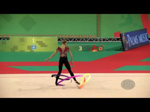 ONOPRIIENKO Viktoriia (UKR) - 2022 Rhythmic Worlds, Sofia (BUL) - Qualifications Ribbon