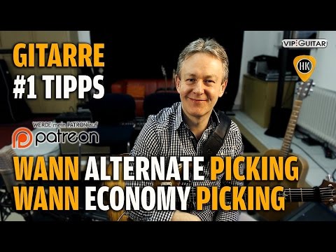 Wann Alternate und wann Economy Picking - Gitarren Hacks #1 Profitipp