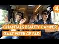 Het vrolijke trio gaat weer op pad met de roze Beauty Camper!