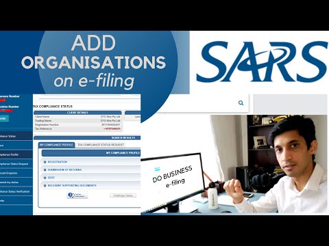 SARS - ORGANISATION OPTION [ How to add your Business...
