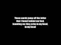 Hoobastank - The letter (Lyrics)